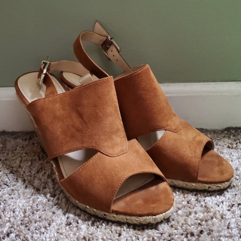 Liz Claiborne Cork Wedge Sandals